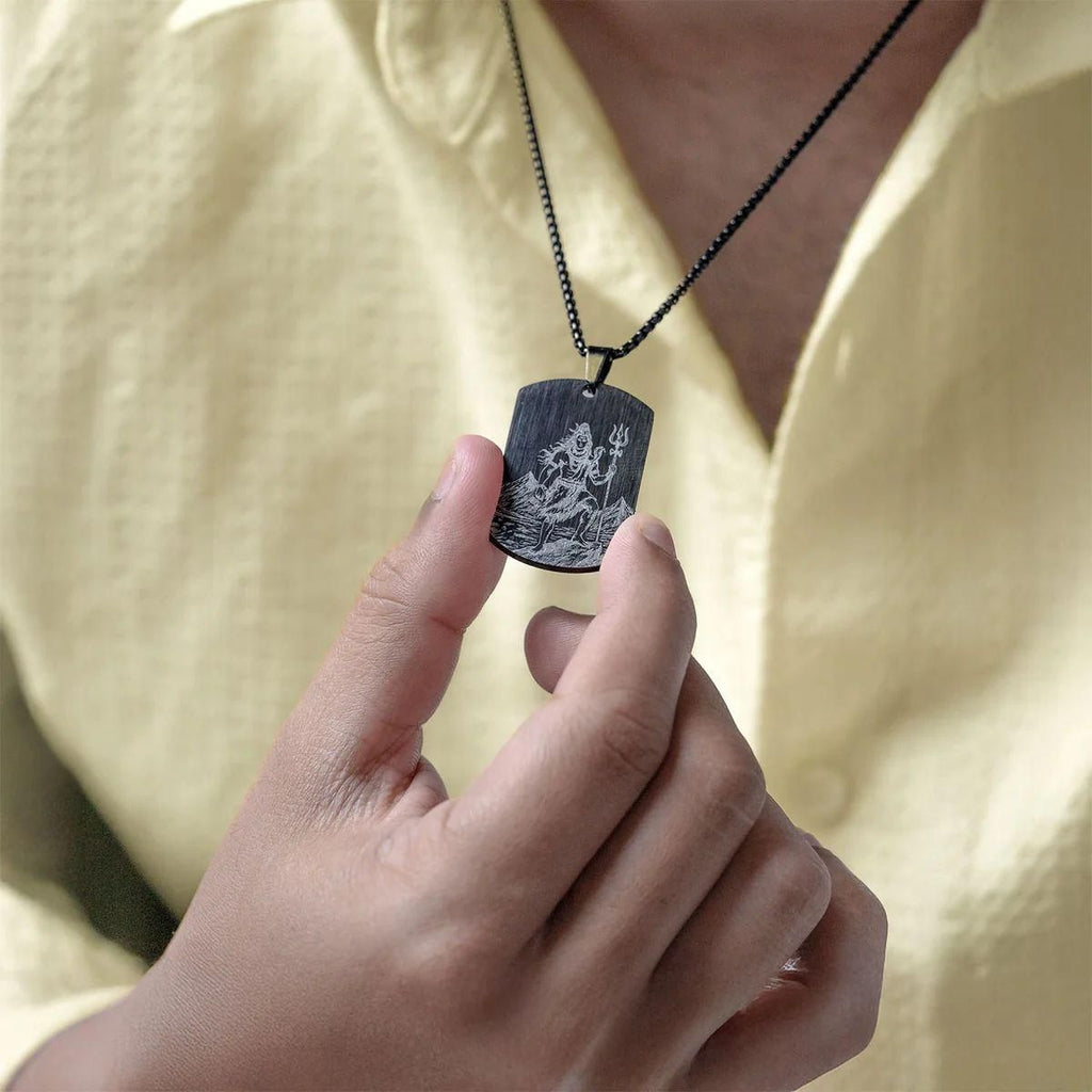 Eternal Shiv Godform Pendant with Chain